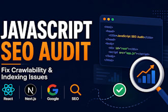 audit javascript rendering and crawlability issues for SEO