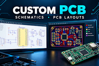 design custom pcb schematics and layouts