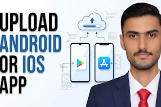 upload and publish your android or ios app