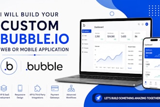 build bubble mpv bubble io wesite bubble app, bubble io website saas app