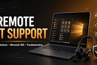 provide remote IT support for windows and microsoft 365