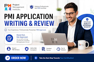 write and review your pmi certification application
