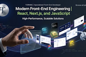 responsive frontend website development with nextjs