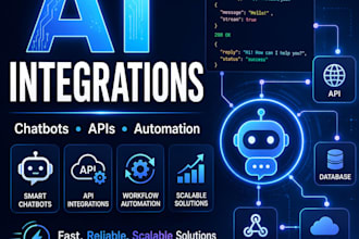 develop an ai chatbot with chatgpt and API integration