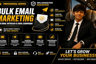 send bulk email blast, email marketing and email campaign