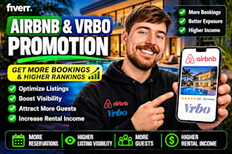 do airbnb promotion listing vrbo marketing airbnb optimization airbnb bookings