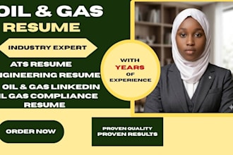 write a oil and gas resume and cv for your career
