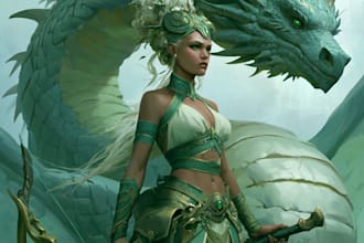 fantasy character art and fantasy character art