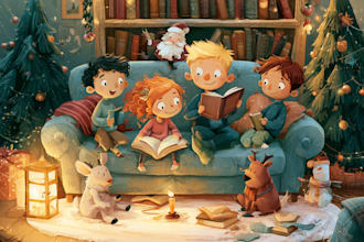 illustrate children book illustration, christian story