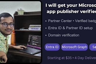 get your microsoft app publisher verified via entra id