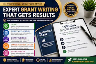 do grant writing for small business grant applications