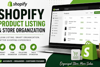 add and organize products in your shopify store