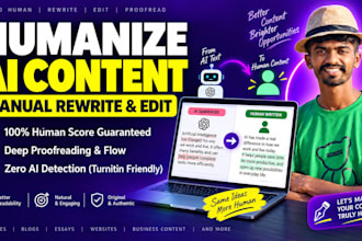 rewrite, proofread and humanize your chatgpt ai content