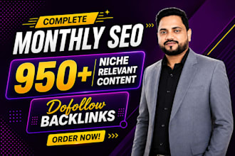 do monthly off page SEO using high authority white hat dofollow backlink