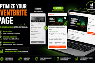 optimize your eventbrite event page to increase registrations