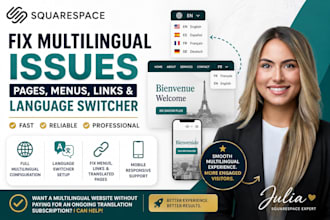 fix squarespace multilingual pages navigation menus and language switcher issues