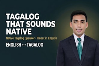 translate and localize websites, apps, and scripts into tagalog and filipino