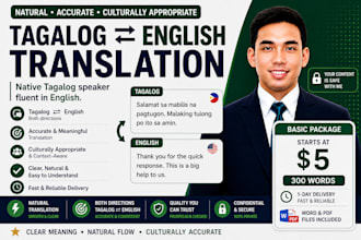 do english to tagalog and tagalog to english translation
