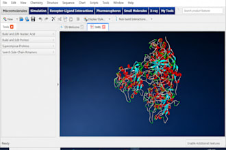 do molecular docking and professional botany content