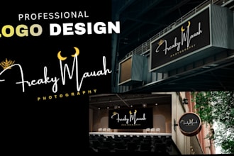 design a professional signature logo and watermark
