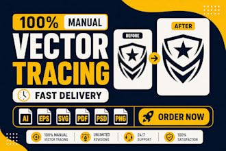 professionally trace and vectorize your logo