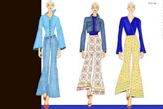make fashion mood board fashion illustrations and fashion flats