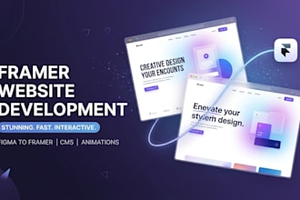 framer expert interactive highconverting websites