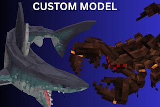 create custom 3d models, characters, creatures and game asset