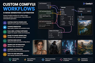 build custom comfyui workflows for ai image generation and automation