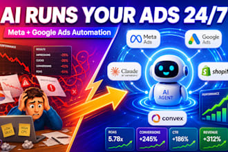 build multi agent ai ad automation meta ads api google ads api claude api shop