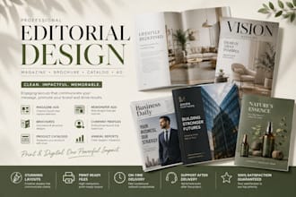 magazine ads brochure product catalog editorial business marketing newspaper ad