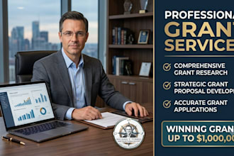write grant proposals, grant applications, grant research