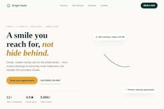 design a professional website for your small business
