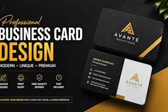 design professional business cards and stationery