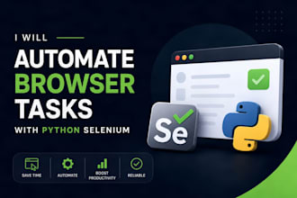 automate repetitive browser tasks with python selenium