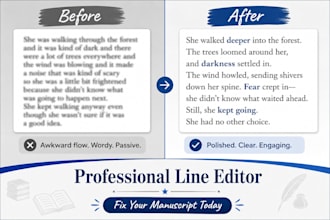 line edit your romance manuscript for clarity and flow