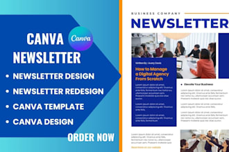 canva newsletter newsletter design editable newsletter canva newsletter design