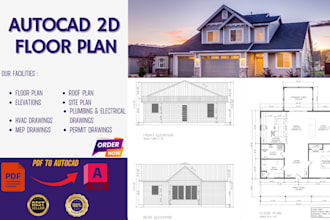 design permit plans,2d cad drawings blueprints house plan house plans