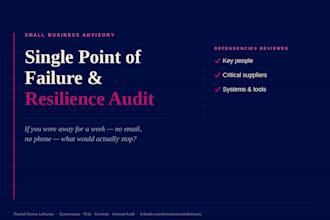 find your small business single points of failure