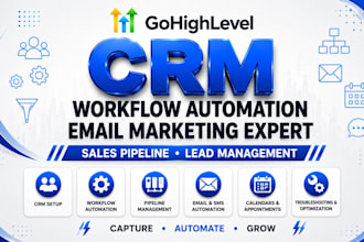 be your gohighlevel CRM, ghl workflow automation and email marketing expert