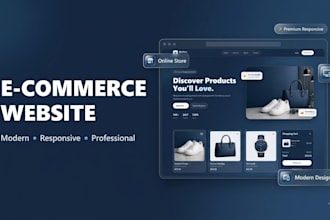 build a modern responsive ecommerce website