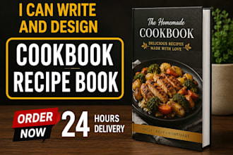 design cookbook design, recipes book, cookbook formatting and workbook design