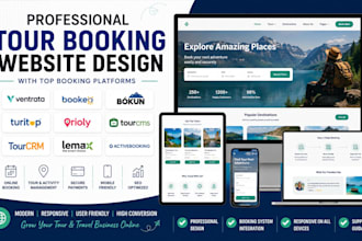 design ventrata bookeo bokun turitop orioly tourcrm lemax activebooking website