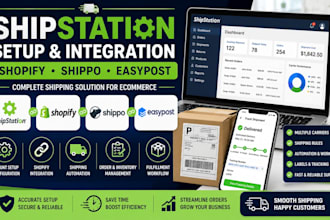 setup shipstation shippo easypost shopify integration and shipping