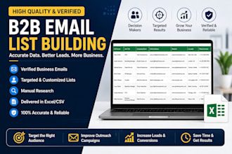 build a targeted and verified b2b email list for business