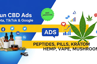run successful ads for your cannabis, vape, gamble ads, affiliate ads, cbd ads