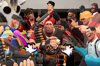 create , port custom sfm model, gmod playermodel, if4d2, fnaf, tf2, vrchat