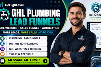 fix ghl plumbing lead generation funnels ghl website sales funnel ghl automation