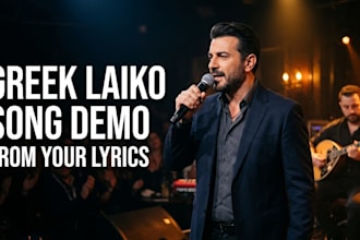 create an authentic greek laiko song demo