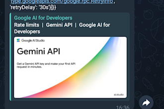 build an  ai powered telegram chatbot using python